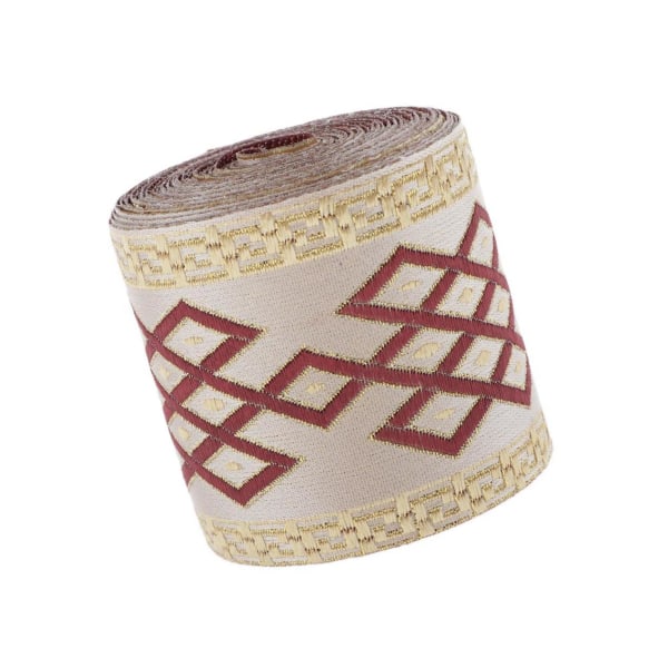 1/2/5 5 meter etnisk stil Jacquard Trim Ribbon Gardin 5Set