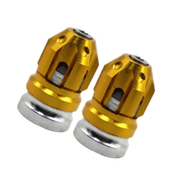1/2/3/5 2st Däckventil Stamskydd Skydd Passar för motorcyklar Gold 26x15mm 1Set