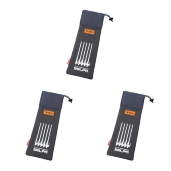 1/3 Utomhuscamping Tältpinnar Naglar Förvaringsväska Hammer Pouch 3Set