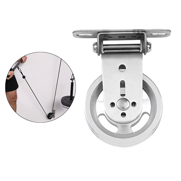 För Arm Strength Pulley Kabelmaskin för Home Workout Fitness Aluminum alloy sheave