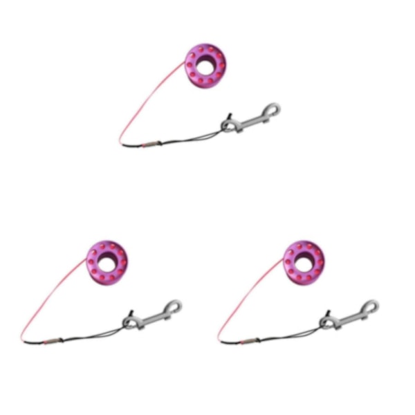 1/2/3/5 Diving Finger Reel Guide Spool 15m Line Dual Ended För Purple 15M Wire 3PCS