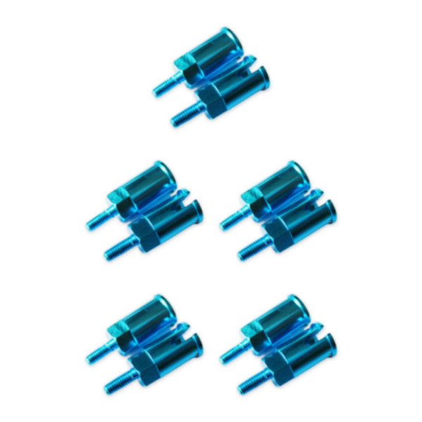 1/2/3/5 aluminiumlegeringshjulaxel för 1/18 Hobbico Dromida BX/MT Blue 5Set