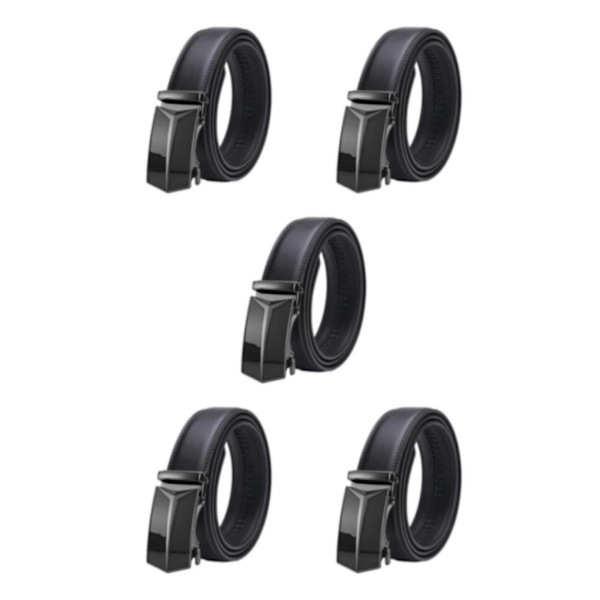 1/2/3/5 Klassisk stil affärsbälte för män - utsökt hantverk 002 125cm 5PCS