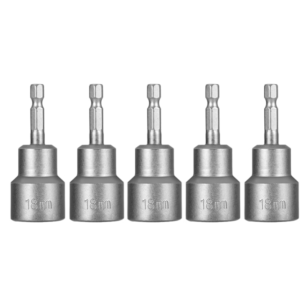 1/2/3/5 5 delar mutterdragare skaft pneumatisk skruvmejsel 18x65mm 1 Pc
