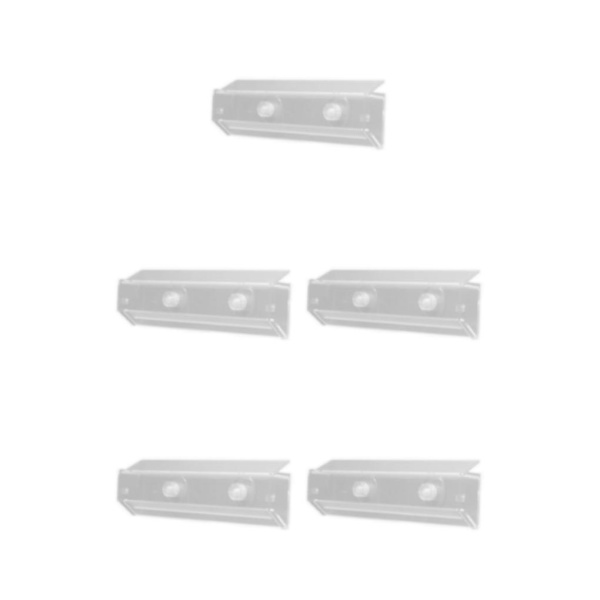 1/2/3/5 Multi hårförlängningshållare Wigsrack vägg Transparent 30.5 x 7.6 x 4.6cm 5Set