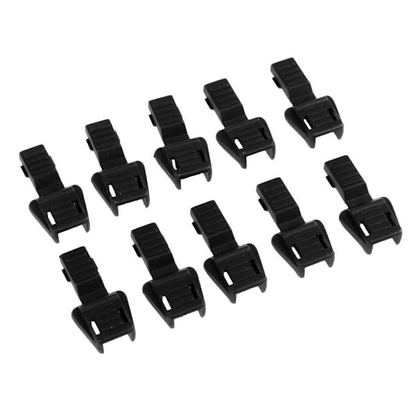 1/2/3/5 10 Styck Plast För Dragkedja Avdragare Ändlås Dragkedja Drag Black 3.5x1.7cm 1Set