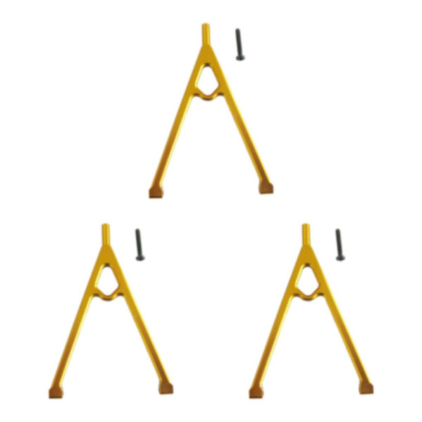 1/2/3/5 främre trigonstödstång för AXIAL SCX10 främre trigon yellow 3Set