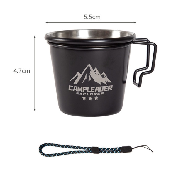 1/2 5 delar te kaffekoppar Praktiska redskap Muggar för camping 1Set