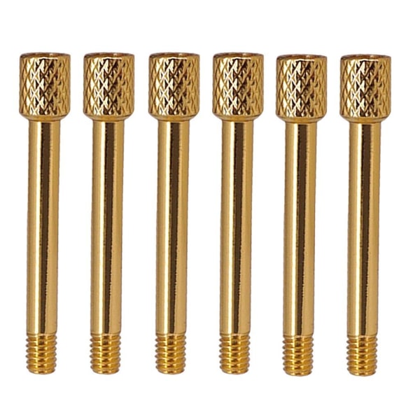 1/2/3/5 6st Mässing elgitarr Tremolo Bridge Sadelklämma Golden 1Set