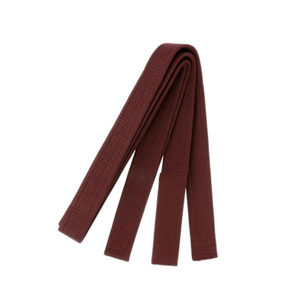1/2 Taekwondo bälte Karate Martial Arts Aikido dubbelt omlottbälte Coffee Color 280x3.85 cm 1Set