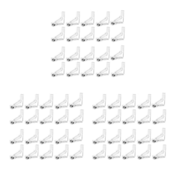 1/2/3/5 Håll hårt duk Justerbar tygklämma för Transparent 20PCS 3Set