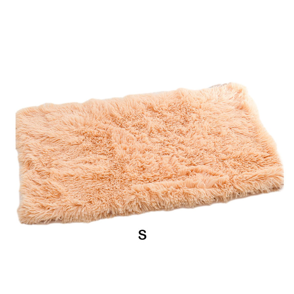 1/2/3 mjukt och bekvämt fluffigt husdjursfilt för hundar och katter apricot S 1Set
