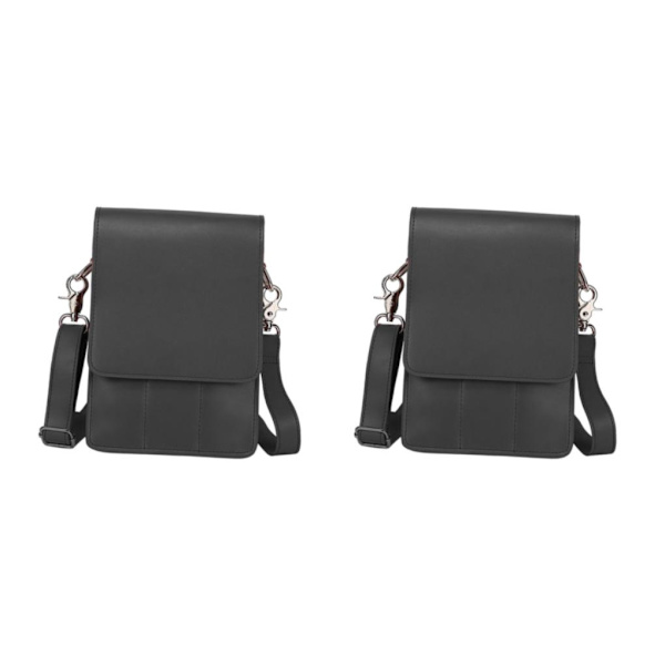 1/2 Frisörhölsterpåse Midjeväska Bältesax sax Black 21x19x4cm 2Set
