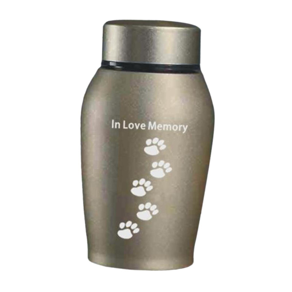1/3 Pet Urnor Remembrance Loose Memorial Husdjur presentlåda Gold 13.5 x 6cm 1Set