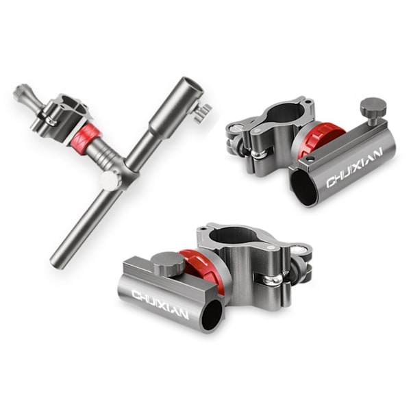 1/2/3 fasta clipsfästen Robust fiskestolsparaply Rod Holder 360° 1 Pc