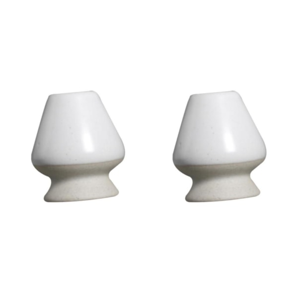 1/2/3 Handgjord Matcha Visp Stativ Teceremoni Teservs för White 6 x 7cm 2Set