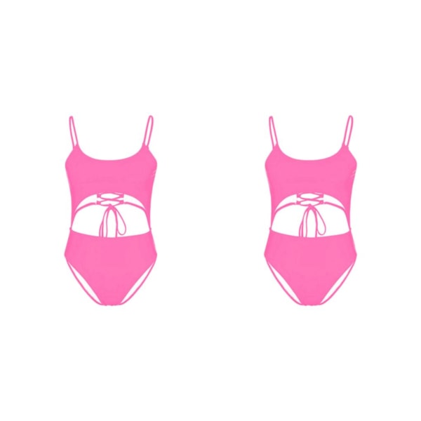 1/2/3/5 Beach Stick Out Med Sexiga För One Piece Baddräkter pink L 2Set