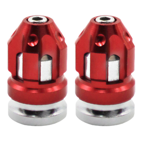 1/2/3/5 2st Däckventil Stamskydd Skydd Passar för motorcyklar Red 26x15mm 1Set