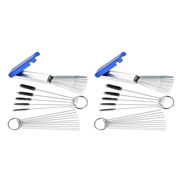 1/2/3/5 Kompatibilitet möter hållbarhet för effektiv ficklampa brush+needle+box 15.5*10*1.5 cm 2PCS