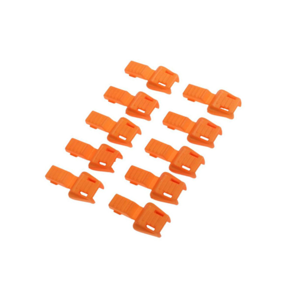 1/2/3/5 10 Styck Plast För Dragkedja Avdragare Ändlås Dragkedja Drag Orange 3.5x1.7cm 1Set