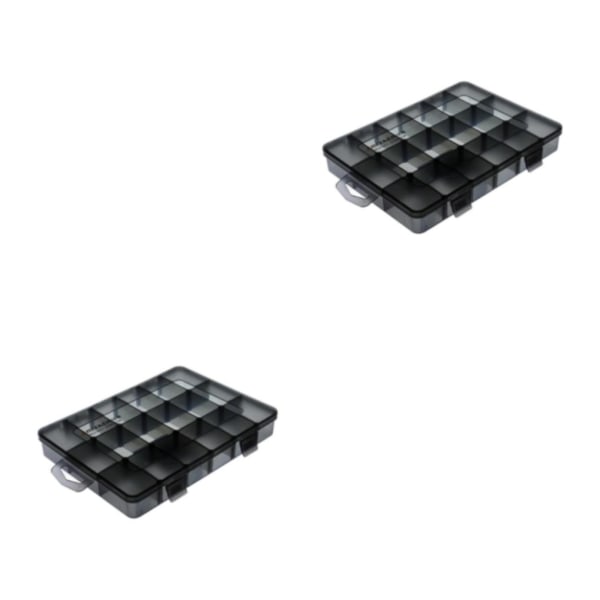 1/2/3 Plastskruvar Förvaringslåda Flerraster Hårdvarulåda Förvaring 18 Grids S Small or Large 2Set