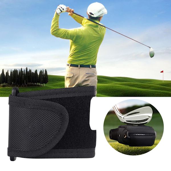 1/3/5 Golf Avståndsmätare Band Magnetic Range För Finder Device Black With Hole 31x7cm 5Set