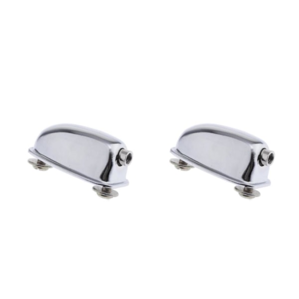 1/2/5 Silver Single End Tom / Snare Trum Lugs med montering 2Set