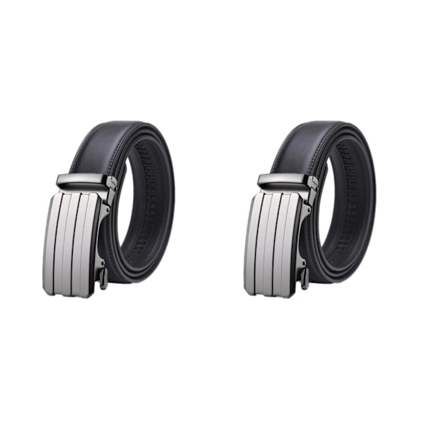 1/2/3/5 Klassisk stil affärsbälte för män - utsökt hantverk 009 125cm 2PCS