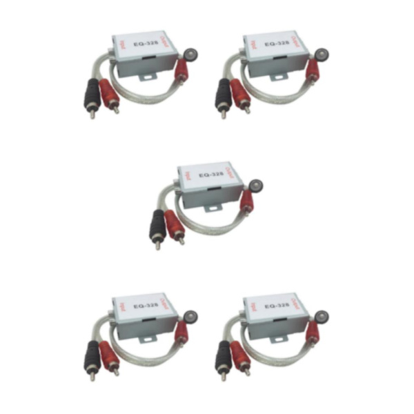 1/2/3/5 Car Stereo Head Audio RCA För Amplifier Noise 5Set