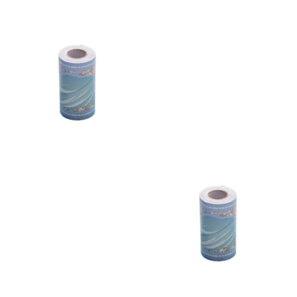 1/2/3/5 PVC Vattentät Tapet Border Sticker För Vägg Och style 5 2Set