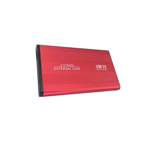 1/2/3/5 Bärbar förvaringsenhet Box - Sandblästring LED-indikator red 2PCS