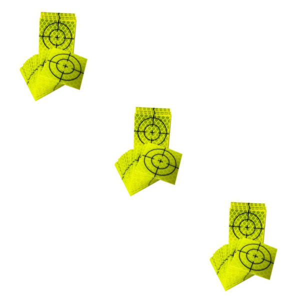 1/3 100st reflekterande tejp Målreflektor Målark för 100 pcs 5cmx5cm 3PCS