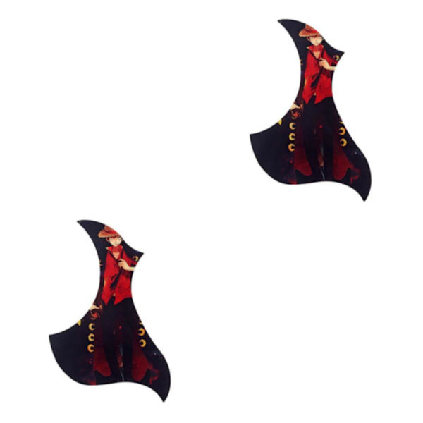 1/2/3 Universal Folk Gitarr Självhäftande Pickguard Sticker för 2Set