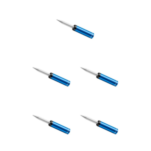 1/3/5 Utomhus fiskespö Stativ Stånghållare Markstöd Blue 28 x 3.5cm 5Set