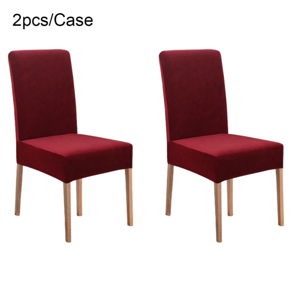 2piece High-end Texture Cover - Utsökt hantverk Wine Red 2 pcs