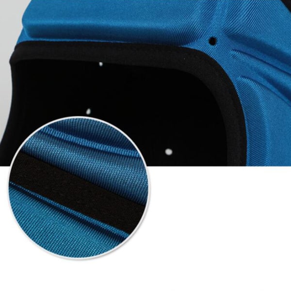Rugby Headguard Protector Guard Wrestling Head Gear Protective Blue 51cm