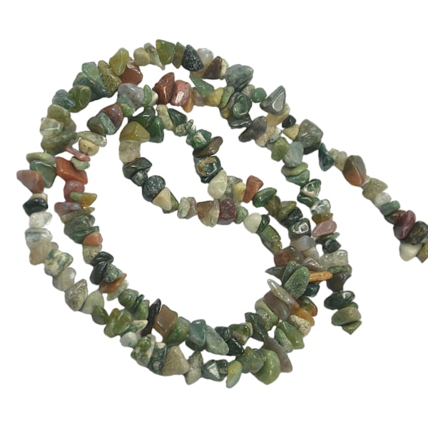 1/2/5 Natursten friformsspån Lösa ädelstenspärlor Strand Indain Agate 1Set