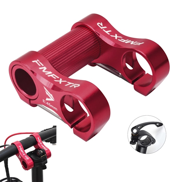 1/2/3/5 hopfällbar cykel dubbelstammad aluminiumlegering för cykling Red 75 x 72mm 1Set