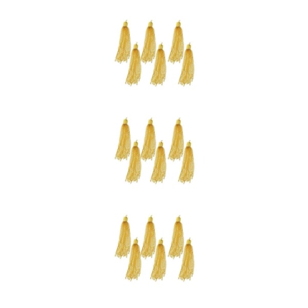 1/2/3/5 6 delar Handgjorda Boho Long Chain Tofshängen Gold 3Set