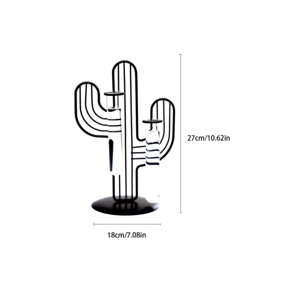 1/2 glaskruka Elegant dekoration för stationär eller hem global cactus 1 Pc