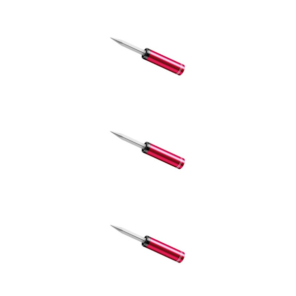 1/3/5 Utomhus fiskespö Stativ Stånghållare Markstöd Red 28 x 3.5cm 3Set