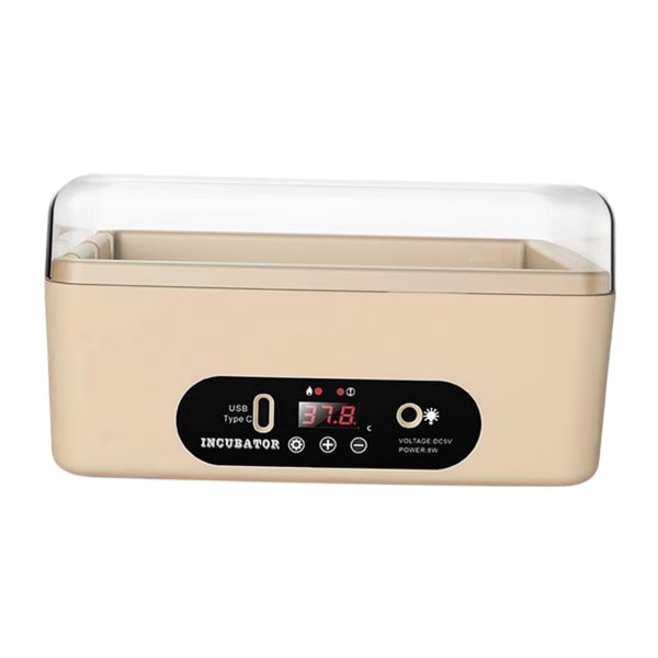Desktop Digital Egg Incubator Egg Turner Fjäderfä kläckare för 5 Auto Egg Turning
