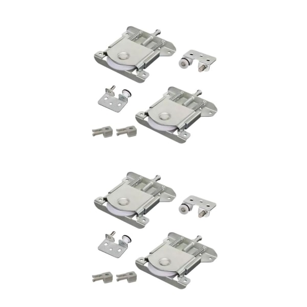 1/2/3 2a par justerbara skjutdörrshjul Enkel montering 2PCS
