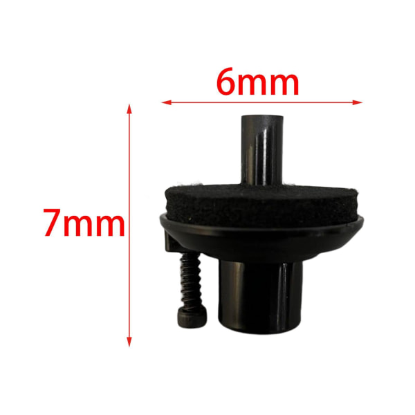 1/3/5 Hi Hat För Kopplingsdyna Reparationsdel Stabila Hållbara fästen Black 6 x 7cm 1Set