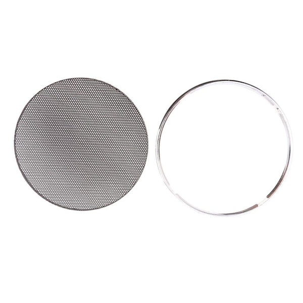 1/2/3/5 Högtalare Dekorativ cirkel Cover Galler Mesh Black 5 Inch 1Set