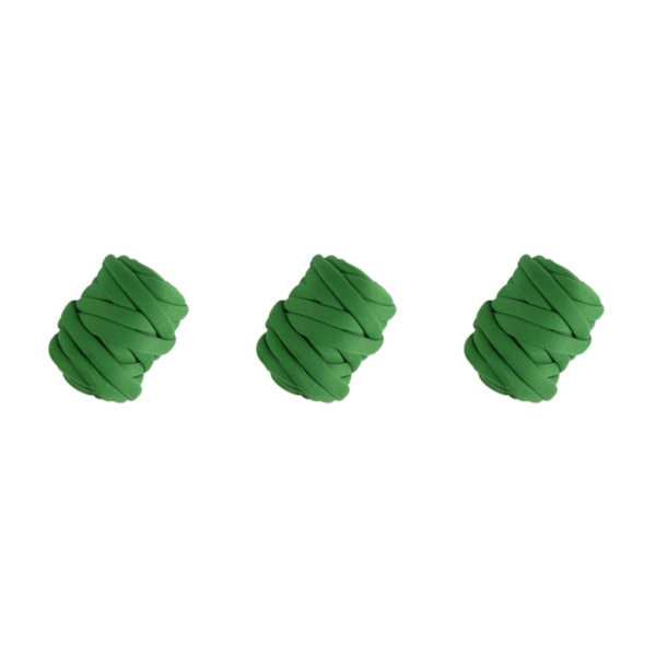 1/2/3/5 Chunky ullgarnfyllning Mjuk stickning för halsdukströja green 12 to 14m 3Set