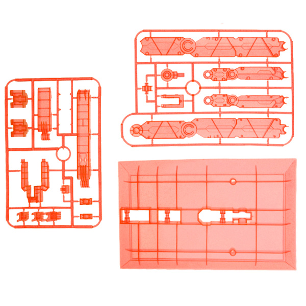 Action Base Lämpligt displayställ för 1/60 1/100 PG Figur Red