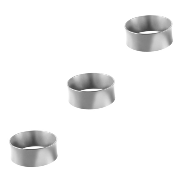 1/2/3/5 58mm kaffedoseringsringar för espressodoseringstratt Silver 75.3x29mm 3Set