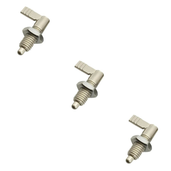 1/2/3/5 1x Indexeringskolvar L Typ Rostfria Låsbultar Fin Silver M10-5 3Set