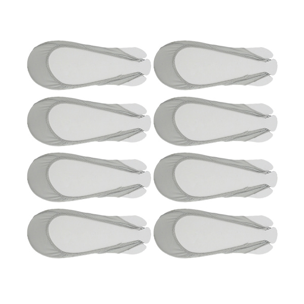 1/2/3/5 8-delad ventilerande och mysig fotboll i sockstil gray 2PCS